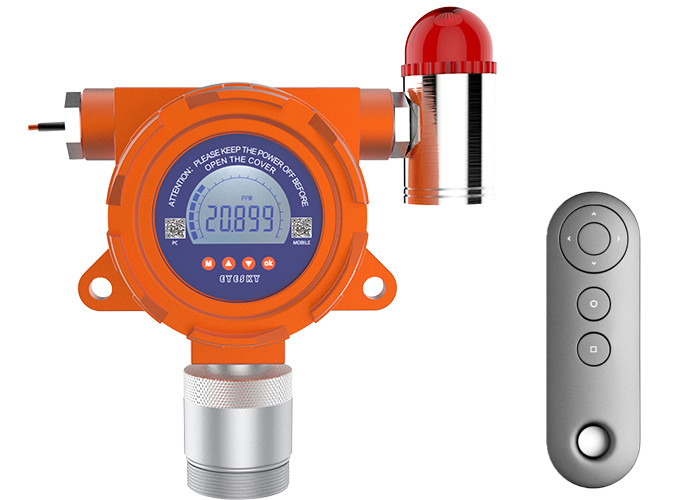 détecteur de fuite fixe industriel de gaz naturel d'alliage d'aluminium /orange/principe d'électrochimie de détecteur gaz de l'ozone