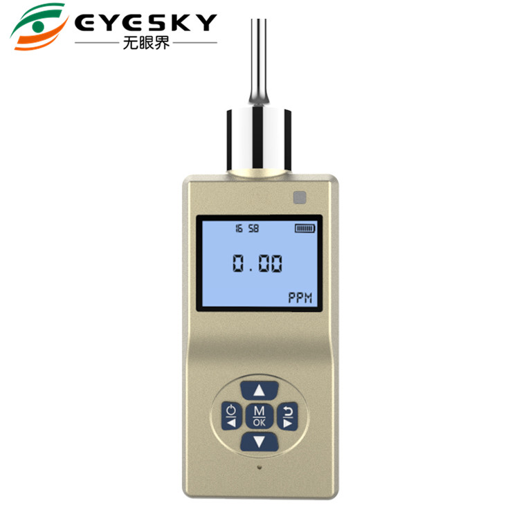 Détecteur de gaz du type pompe portatif d'ES20B, détecteur de gaz d'hydrogène, résolution comme niveau portatif Detec de gaz de détecteur de gaz 1ppm